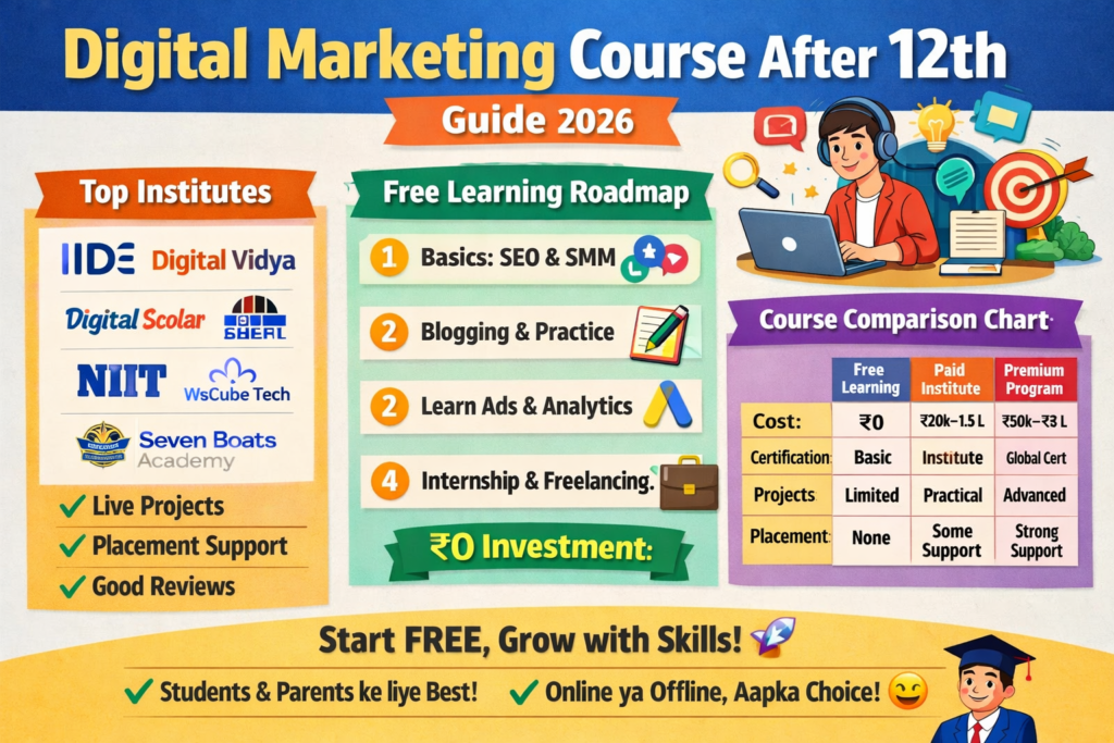 Digital Marketing Course After 12th