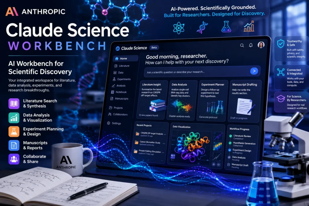 Anthropic Claude Science workbench