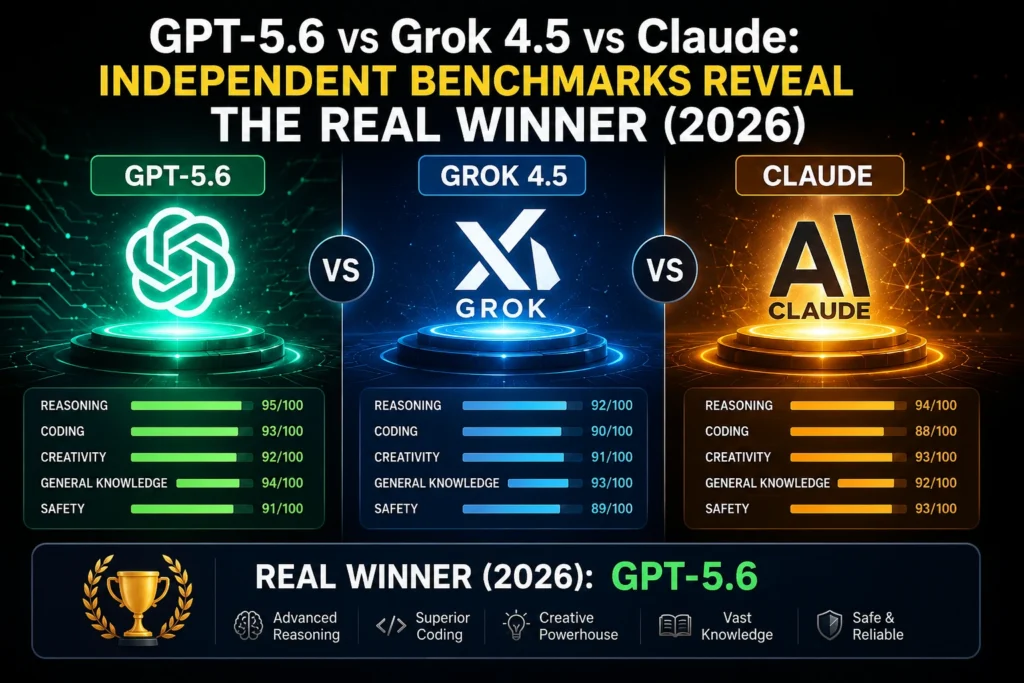 GPT-5.6 vs Grok 4.5 vs Claude