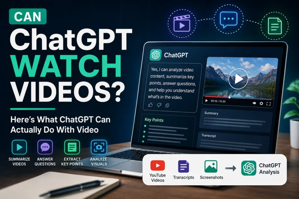 can ChatGPT watch videos