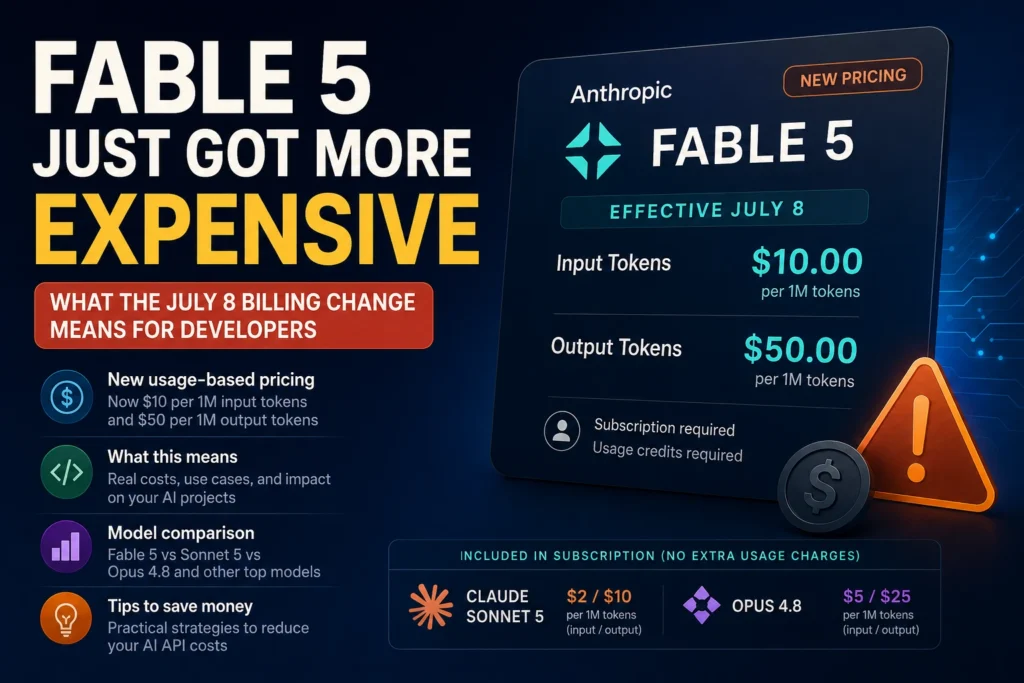 Fable 5 Billing Change