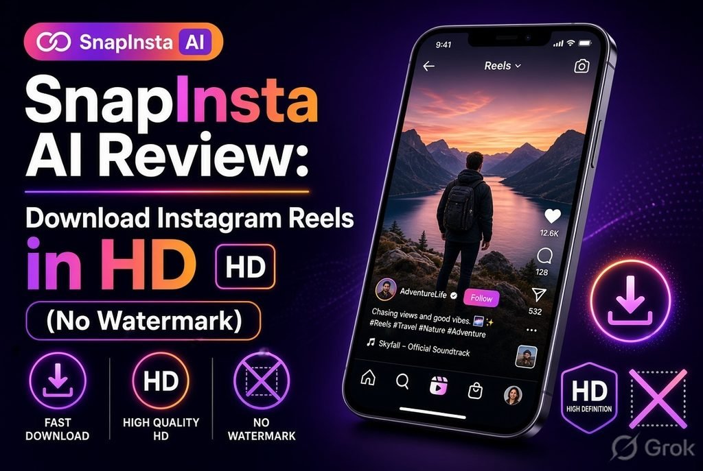 SnapInsta AI Review: Download Instagram Reels in HD (No Watermark)