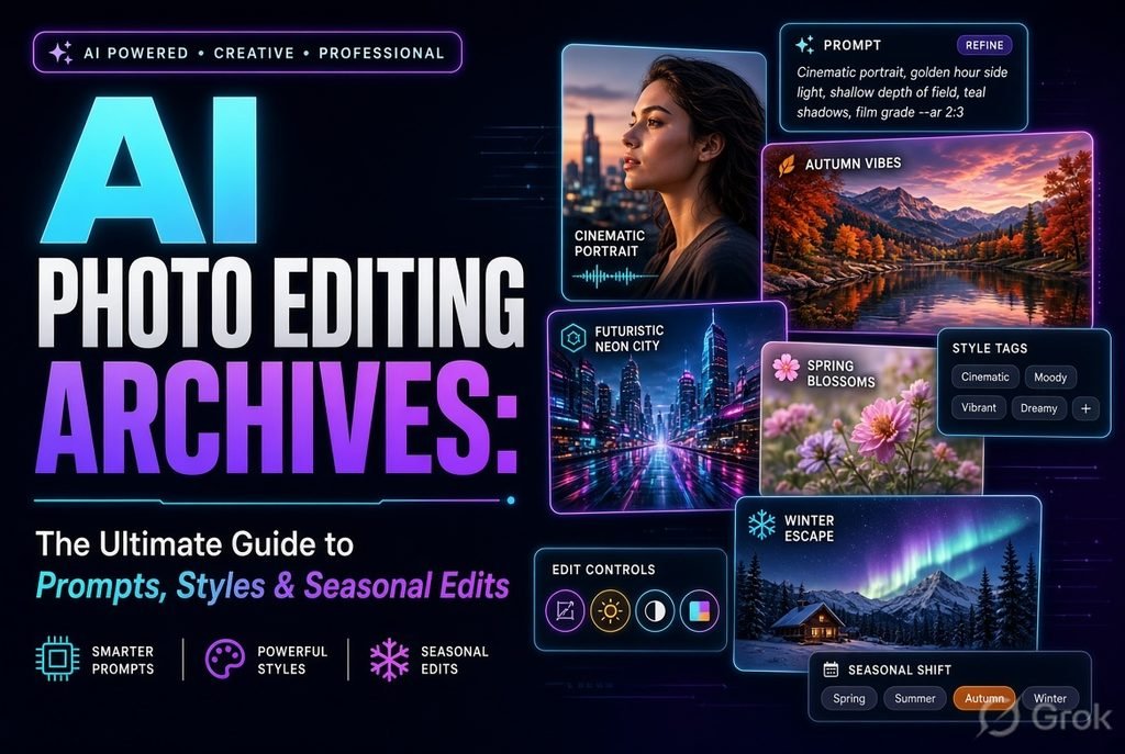 AI Photo Editing Archives: The Ultimate Guide to Prompts, Styles & Seasonal Edits
