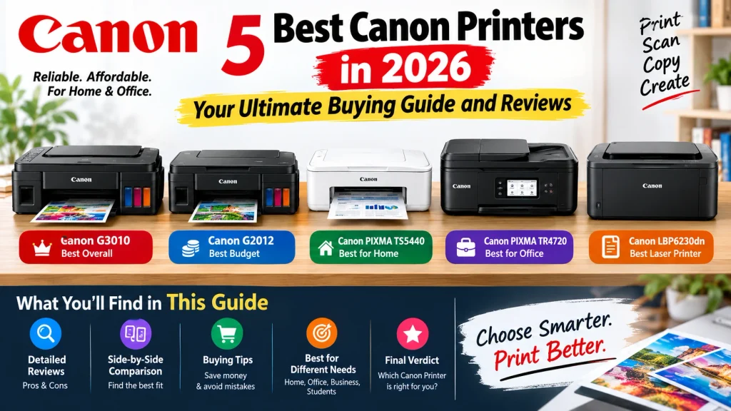 5 Best Canon Printers in 2026